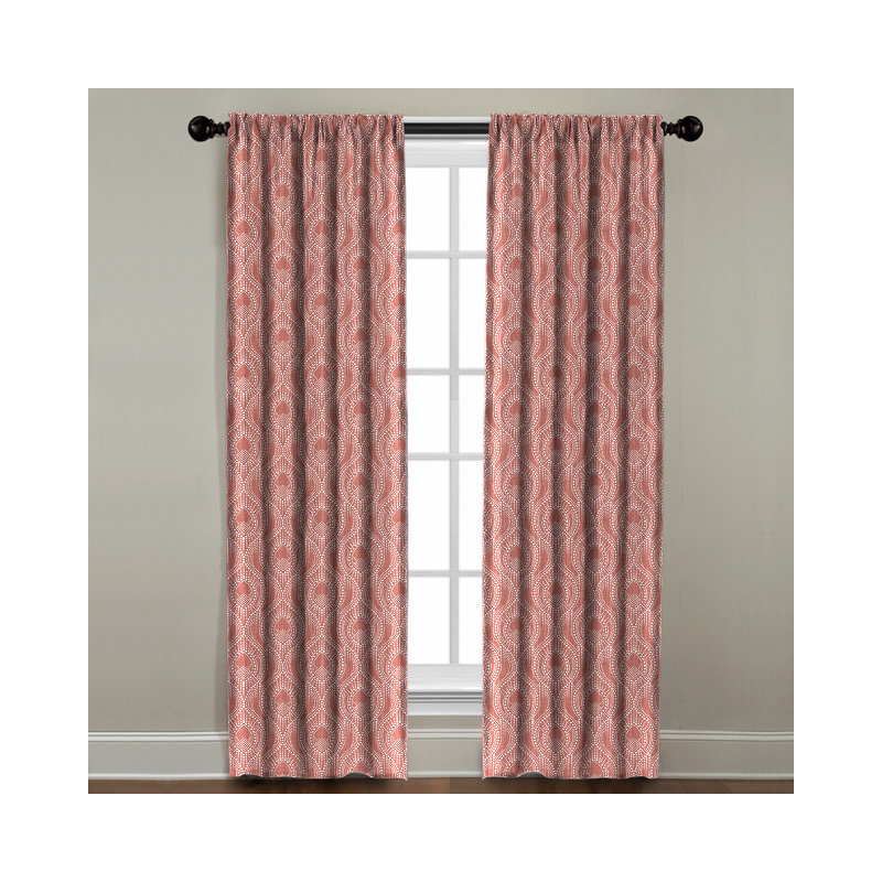 Room Darkening Curtain, 50" W x 120" L, Light Khaki Olive