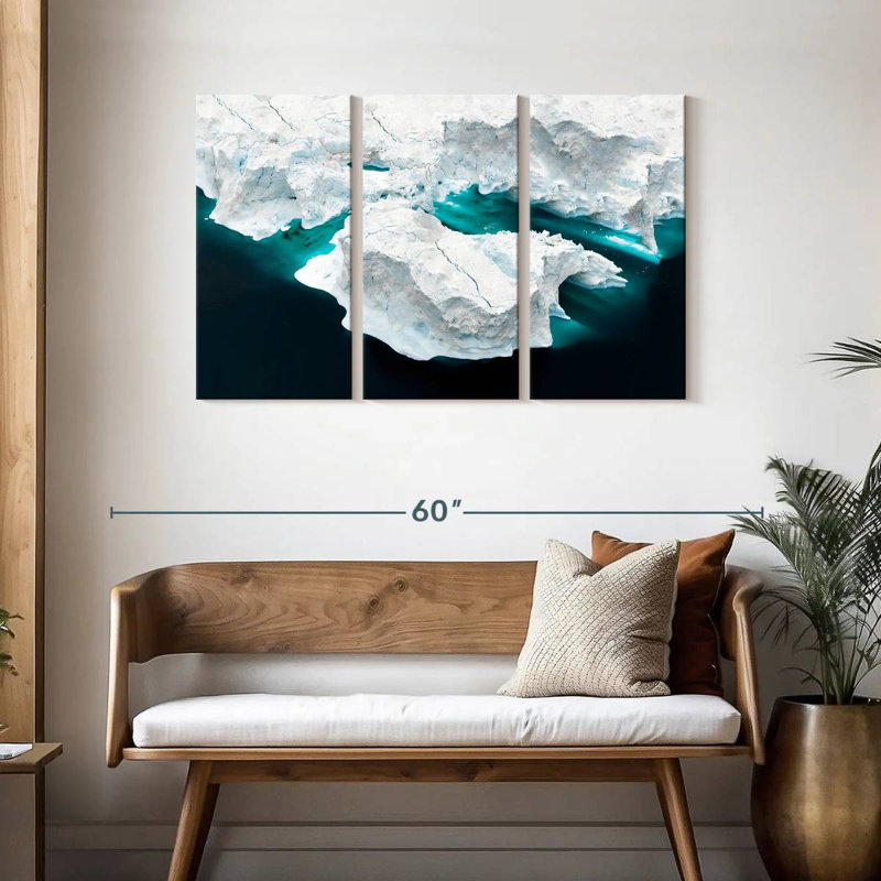 Glaciers d'Alvord Ilulissat, H 28 po x l 45 po