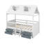 Twin Size Wood House Bed-1503359733