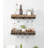 Bouley Solid Wood Wall Mounted Wine Glass Rack-50020184-51004183