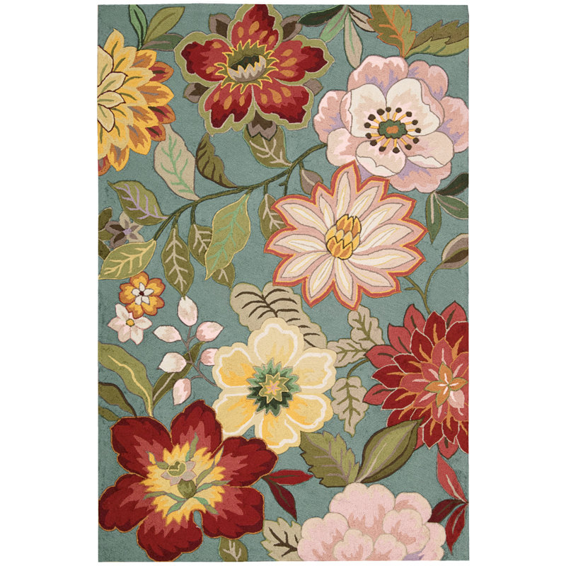 Decker Floral Hand Woven Area Rug, Rectangle 244 x 320cm