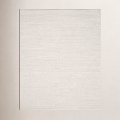 Elle Ivory Hand-Woven Wool Rug