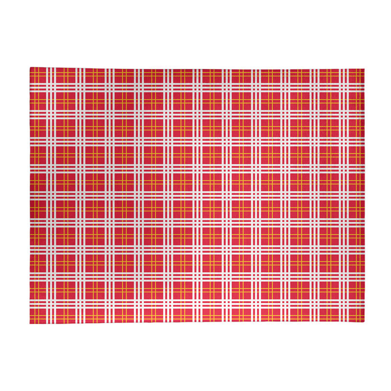 Tapis rouge à carreaux, Rectangle 9 pi x 12 pi