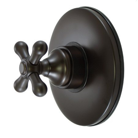 Wall Volume Control Faucet Shower Faucet Trim Only with Metal Cross Handles, Oil Rubbed Bronze