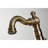 Kingston Brass American Classic Two-Handle 3-Hole Deck Mount Widespread Bathroom Faucet with Pop-Up Drain-39115046