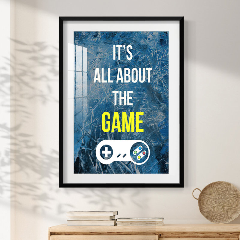 Gamer at Play IV -Framed Print