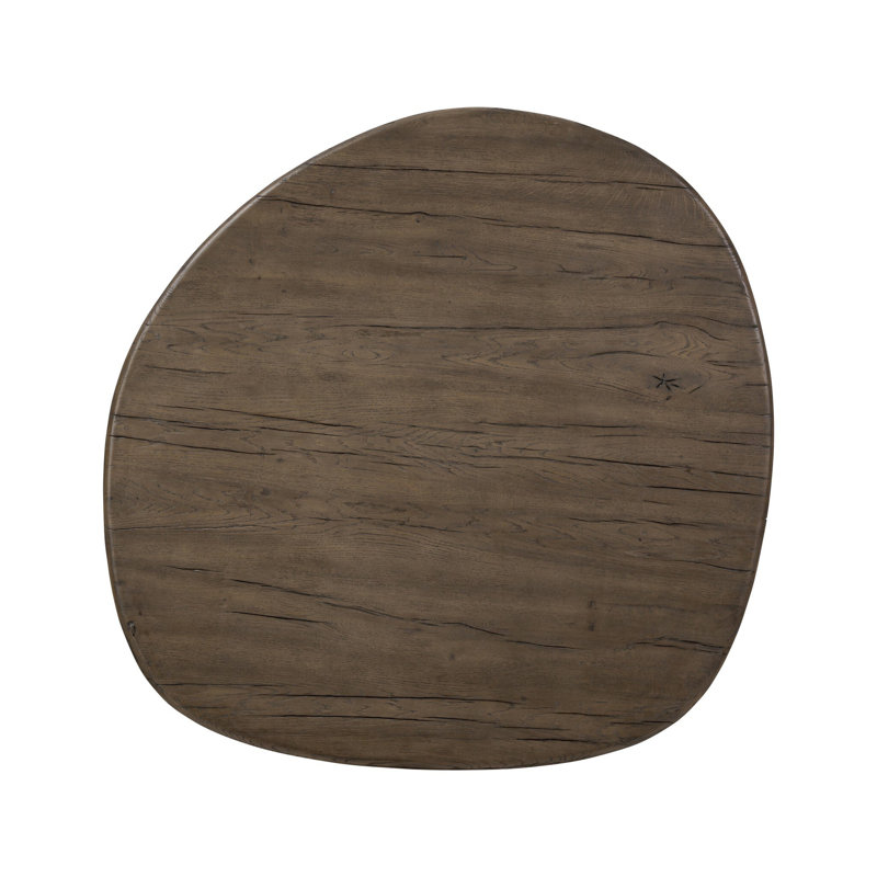 Falco Nesting Table-Small-Grey Reclaimed French Oak, 14" H x 48.25" L x 48.25" W