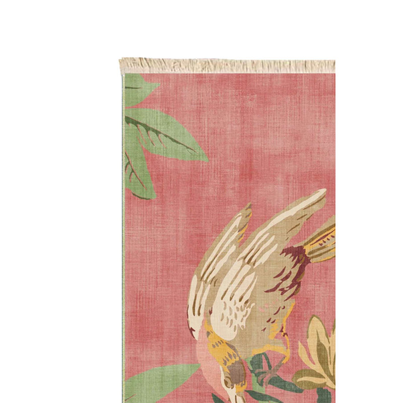 Tropical Aviary Chinoiserie Area Rug