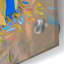 «Golden Flower» par Sharon Pitts, art mural en verre acrylique-1463414060