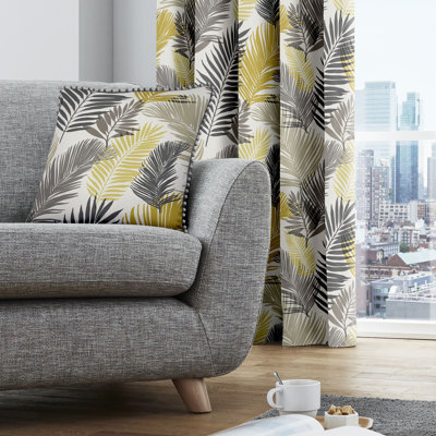 Tropical Floral Square Cushion Cover