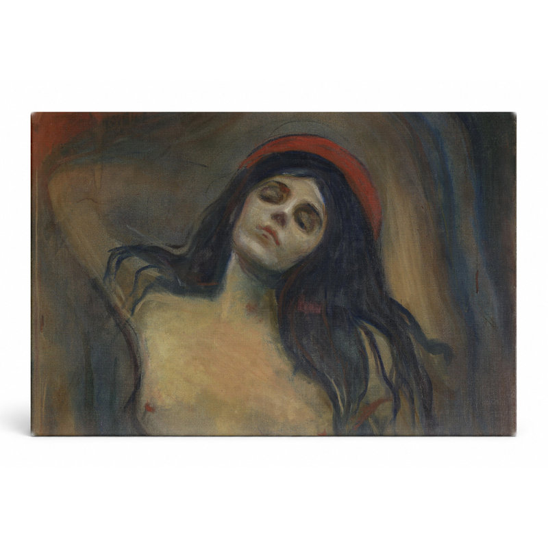 Madonna (1894) - Paysage, art mural sur toile, 14" W x 11" H