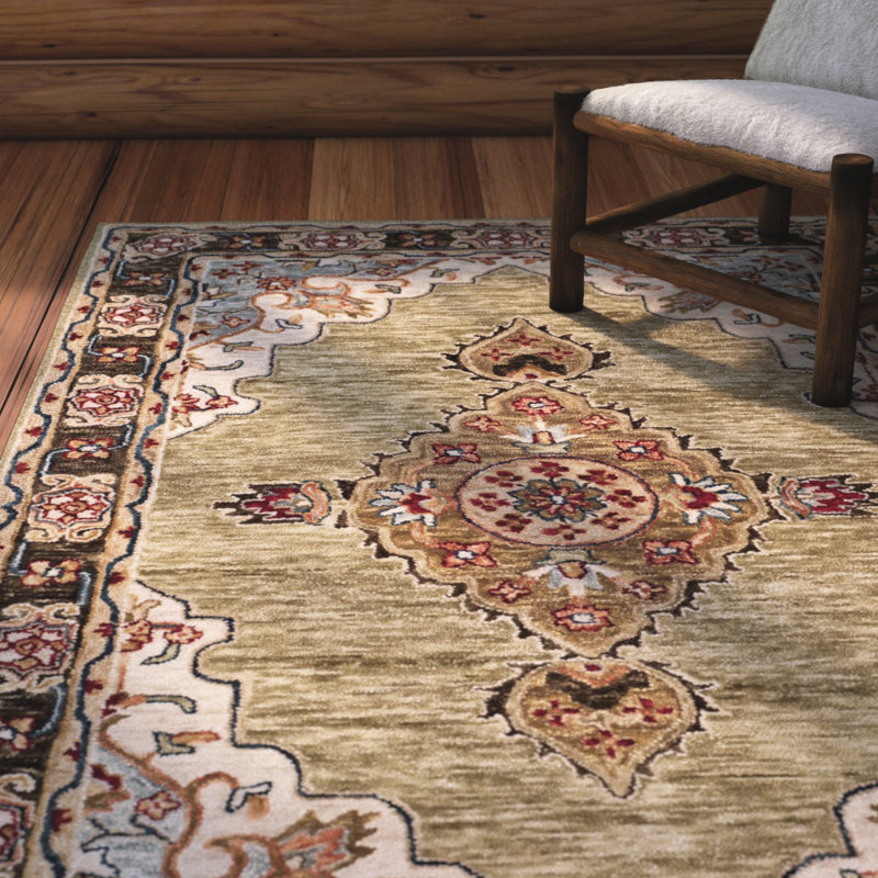 Wimpole Hand Tufted Wool Oriental Rug, Rectangle 5' x 8'