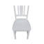 Chaise d'appoint en bois massif Evalyn-27430353