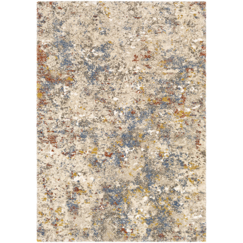 Bartol Abstract Indoor Rug, Rectangle 7'10" x 10'3"