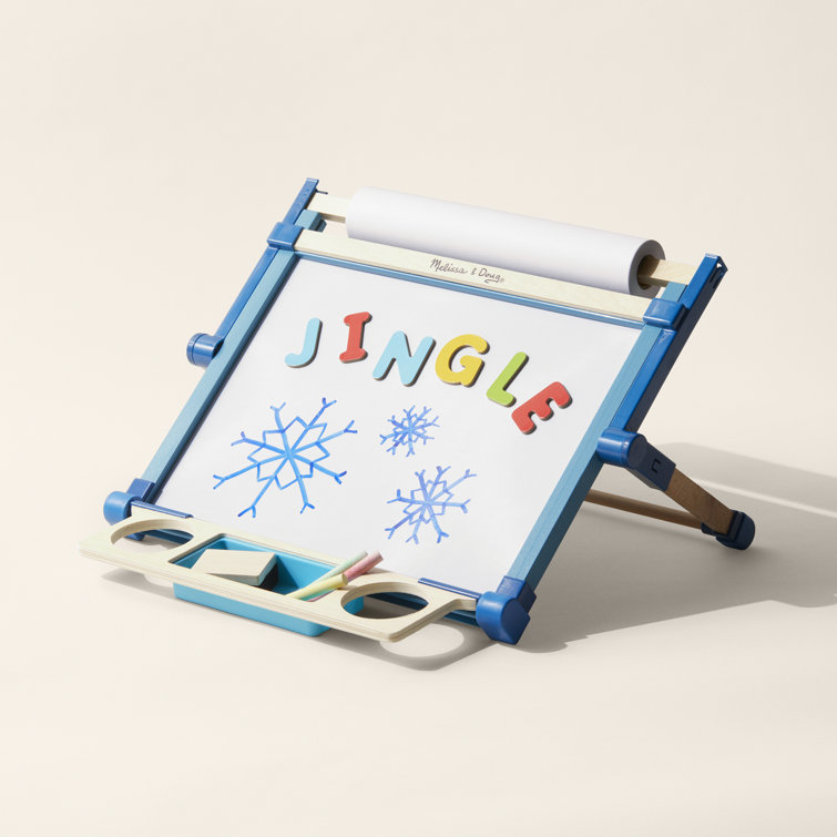 Melissa & Doug Double-Sided Magnetic Tabletop Easel