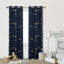 Paire de rideaux isolants et isolants avec œillets Gold Star-1523040354-1523040355