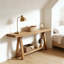 Table basse de style bois naturel pour le salon | Idée de cadeau