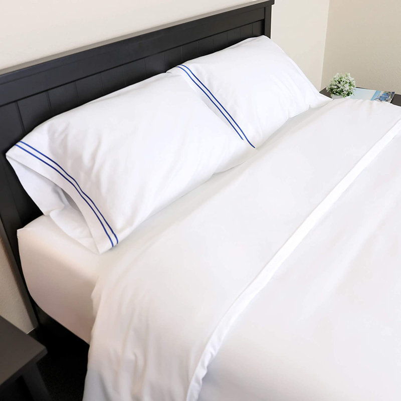 Cotton Blend Pillowcase, Full/Queen, White