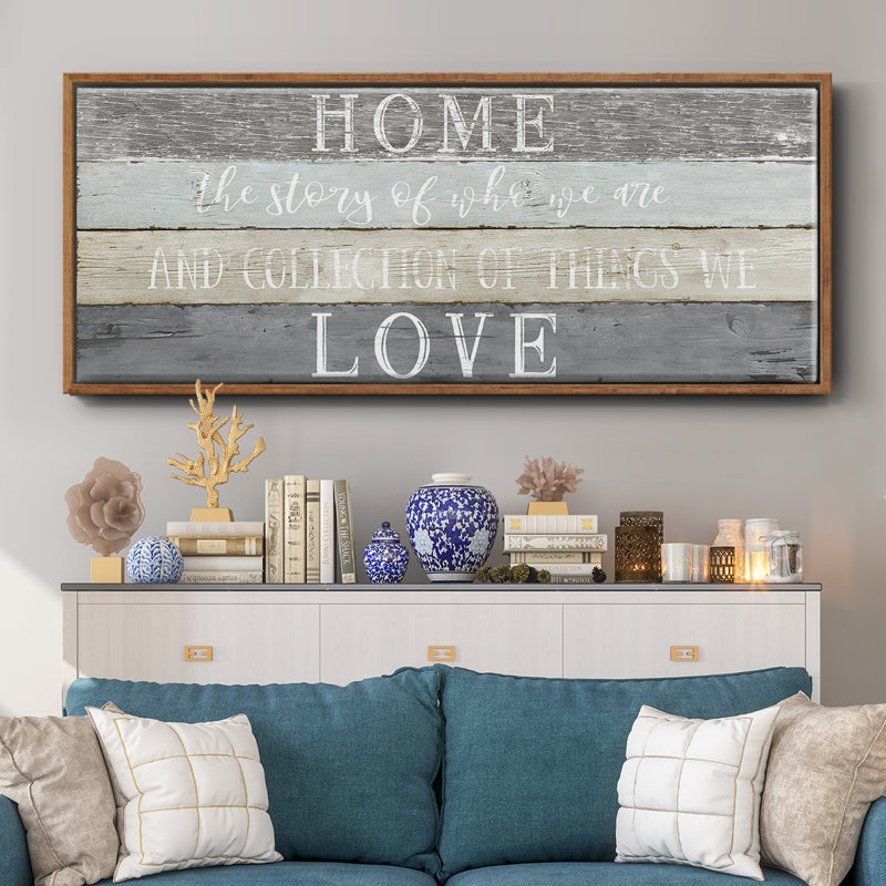Home Love- Framed Canvas
