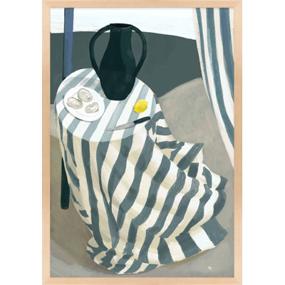 Oysters at the Beach Painting by Marco Marella