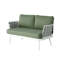 Ensemble de 4 couvertures en acier Mariano, blanc cassé et vert-1181936264-1181936265