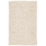 Nolita Jute / Sisal Geometric Area Rug in Off-White/Beige