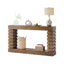 70.87" Narrow Brown Wood Console Table With Storage For Entryway Sofa Table, Hallway Living Room