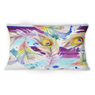 Abstract Reversible Throw Pillow