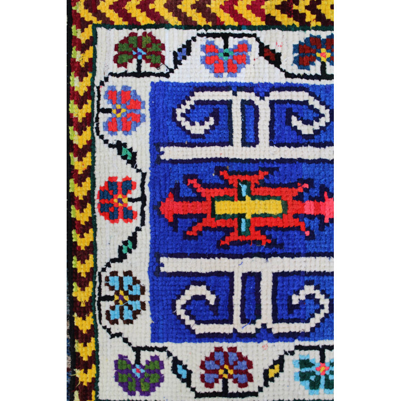 Herki One-of-a-Kind Runner 2'6" X 12'8" Hand Knotted Area Rug