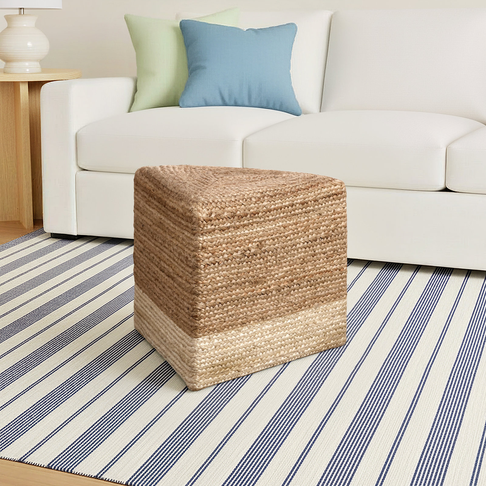 Caitlin Upholstered Pouf