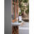 23.62" Gray Rectangular Solid Wood Wine Racks