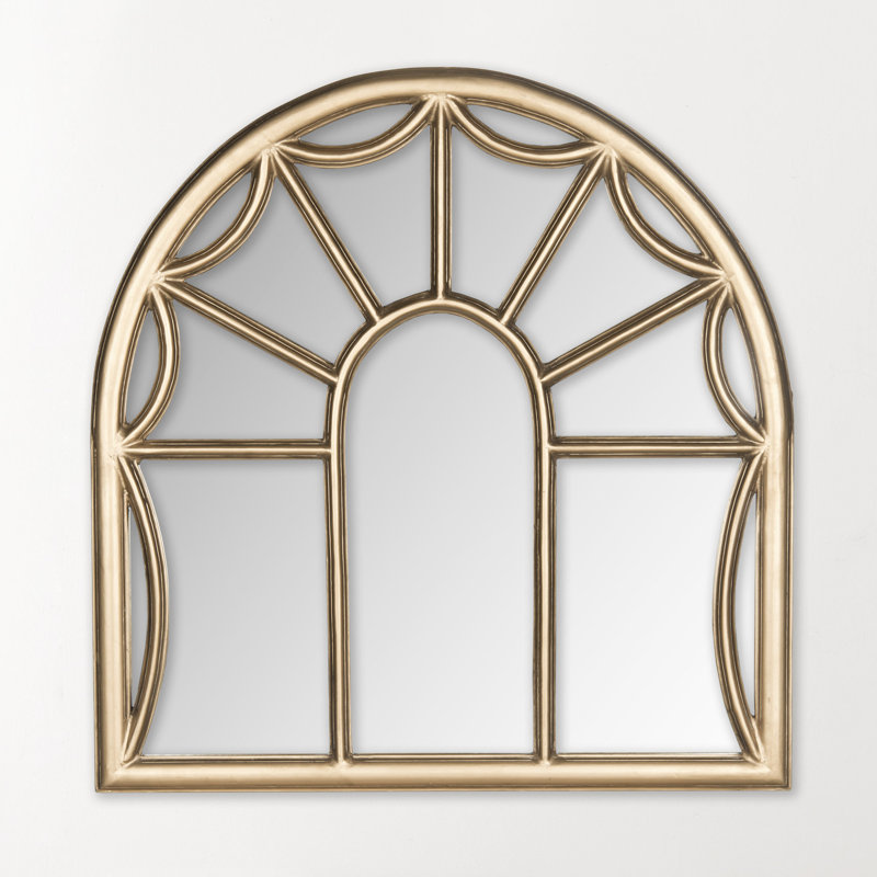 Whitford Flat Wall Mirror, Gold