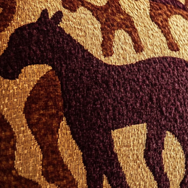 Cave Art Horse Pillow