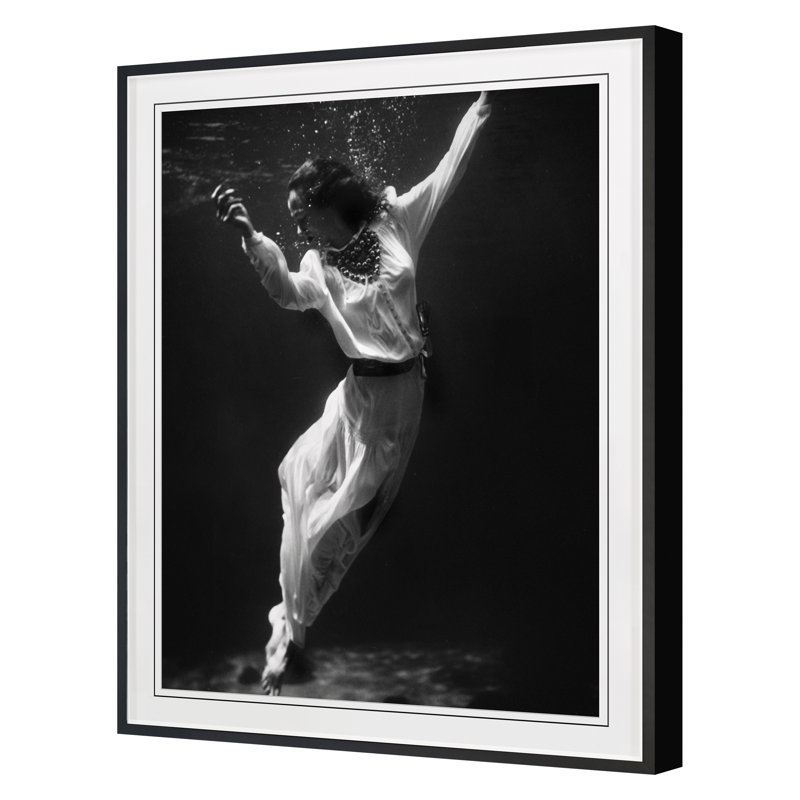 Floating 2 Print by Grand Archives, Black Framed, 46" H x 36" W