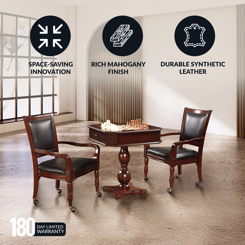 28" Chess & Backgammon Table