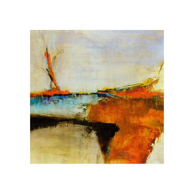 «Play on Words» par Dennis Carney - Peinture, H 24 po x l 24 po x P 1,5 po, Plexi