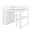 Lit mezzanine double avec bureau, tablettes et tiroirs-722669187
