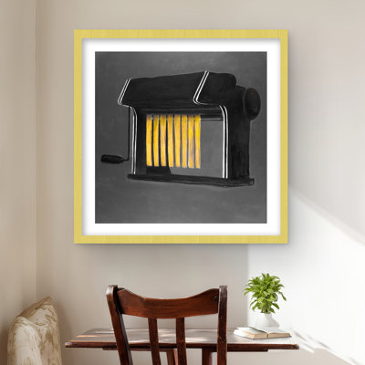 Fresh Pasta Machine - objet moderne, reproduction d'art encadrée