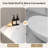 63" Freestanding Bathtub Solid Surface Stone Resin Soaking Tub-106911487