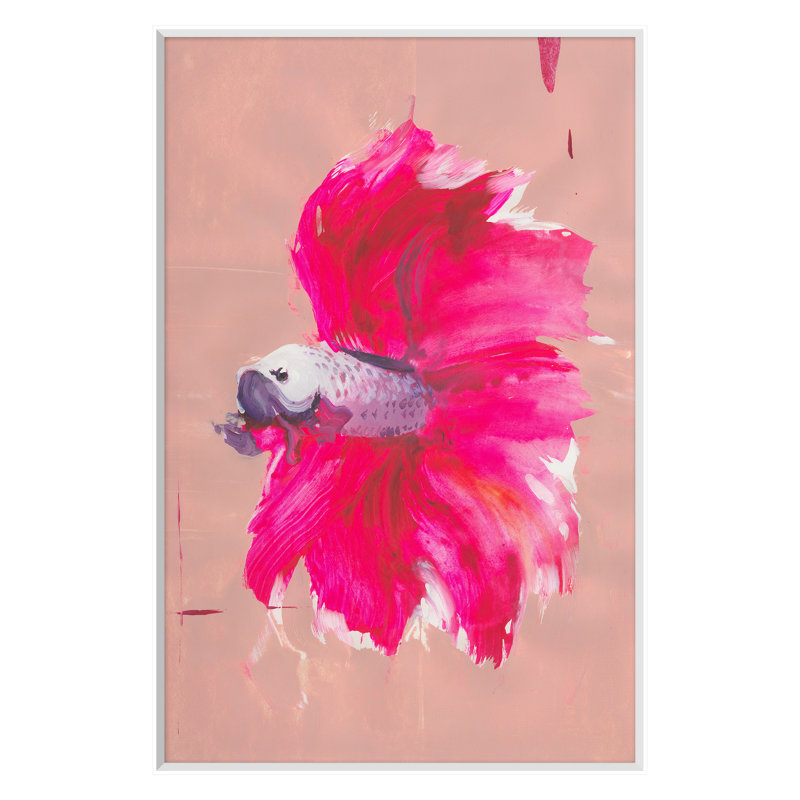 Life Aquatic 14 Print by PC Ngo, White Framed, 50" H x 33" W