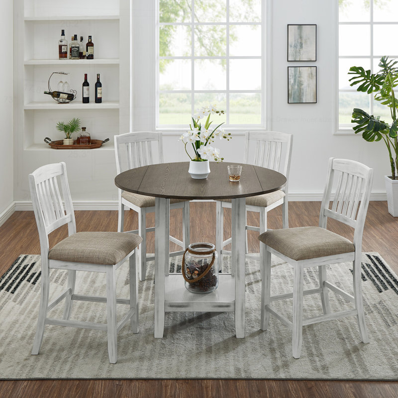 Versatile Foldable Dining Table Set with Storage for Compact Spaces