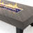 54" Iron Fire Pit Table(Stone)