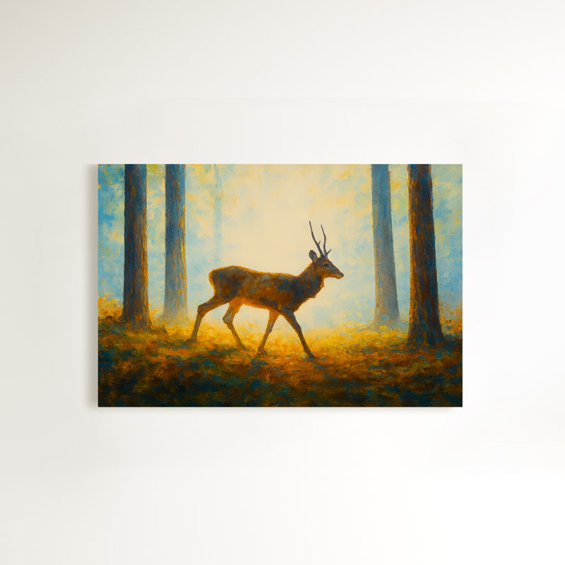 Forêt mystique - impressions sur toile, H 12 po x l 18 po