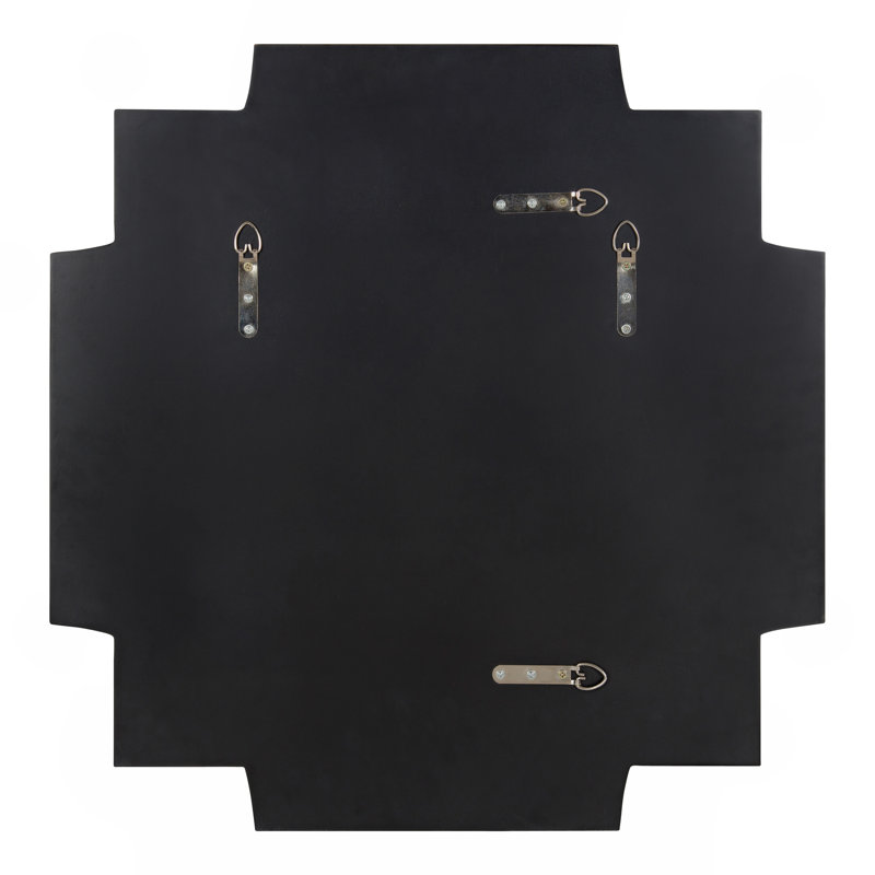 Ocilla Flat Mirror, 24" x 24", Bronze