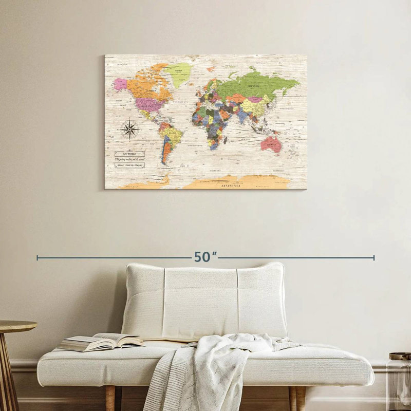 My World, punaise Alvertia I, H 24 po x l 36 po