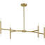 Lustre linéaire moderne Spoutnik 8 lumières Marcuse-88566721