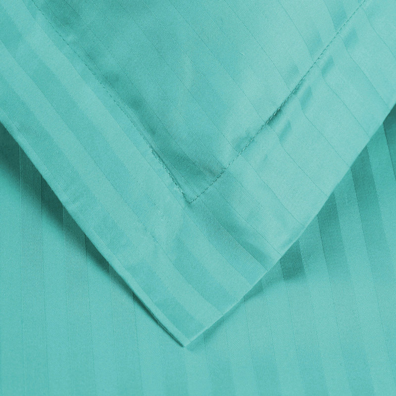 Ensemble de housse de couette en satin de coton égyptien Soliana, Très grand / très grand californien + 2 très gr