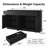63'' Sideboard Buffet Cabinet With 4 Doors And 2 Drawers, Kitchen Sideboard-709945894