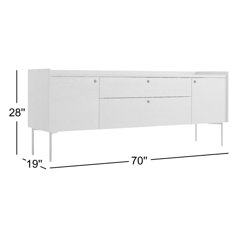 Peek 70'' W Sideboard, Dark Olive