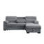 Canapé d'angle convertible avec méridienne de rangement et port de chargement USB-184174590-184174587-184174585